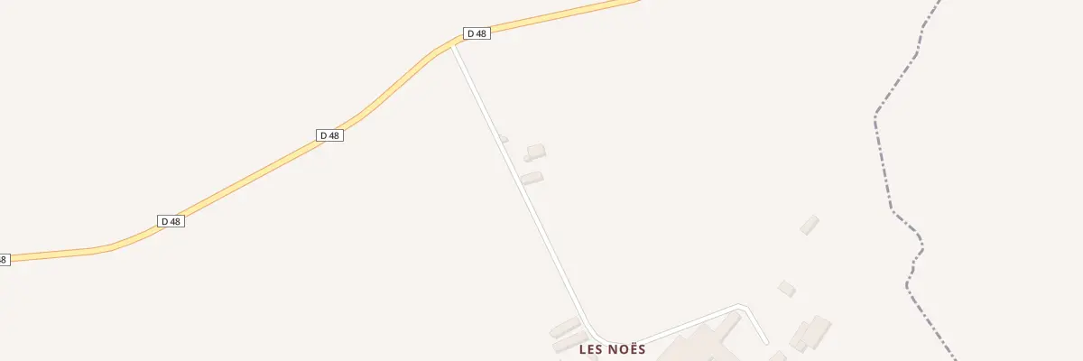 Plan du 88A Les Noes à Rânes