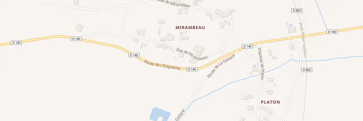 Plan du 14B Mirambeau à Bellefond