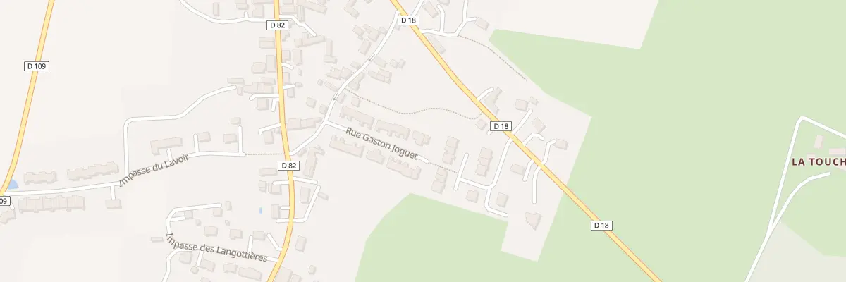 Plan du 20 Rue Gaston Joguet à Baugé-en-Anjou
