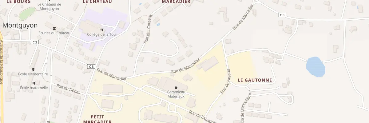 Plan du 10C Rue des Acacias à Montguyon