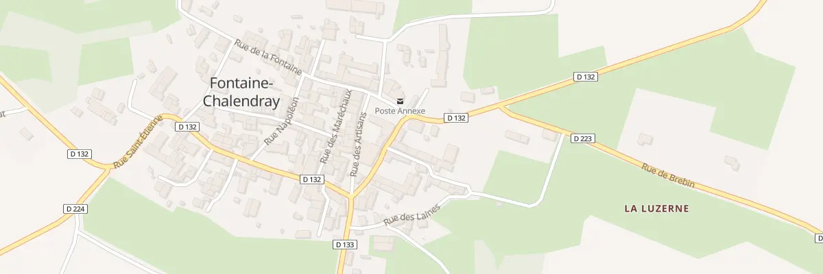 Plan du 5035 Le Bourg à Fontaine-Chalendray