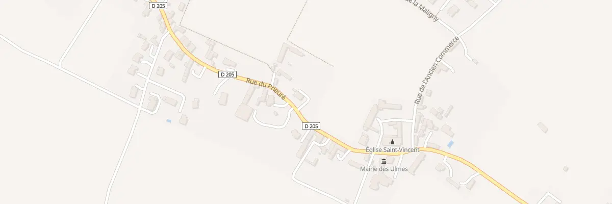 Plan du 10 Rue du Prieuré aux Ulmes