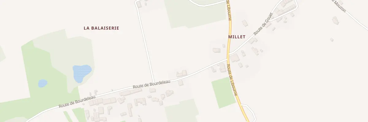 Plan du 7 Rte de Bourdeleau à Montguyon