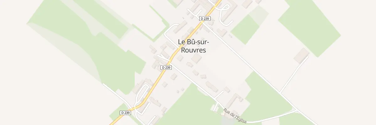Plan du 1 Rue de l’Église au Bû-sur-Rouvres