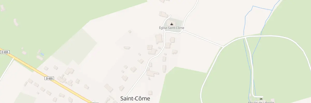 Plan du 10 Le Bourg à Saint-Côme