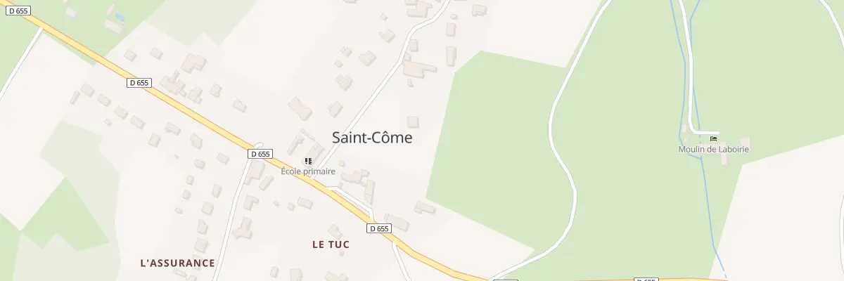 Plan du 20B Le Bourg à Saint-Côme