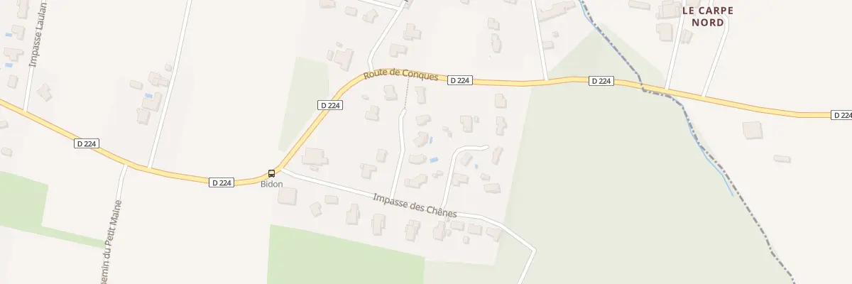 Plan du 5001 Bidon à Saint-Pardon-de-Conques