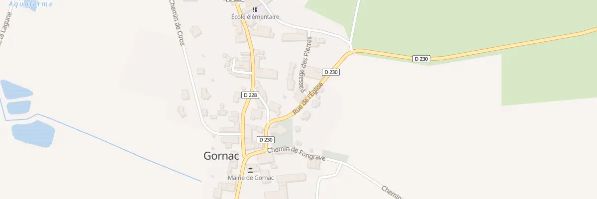 Plan du 23 Rue de l’Église à Gornac
