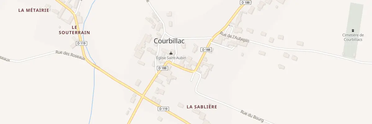 Plan du 5 Grand Rue à Courbillac