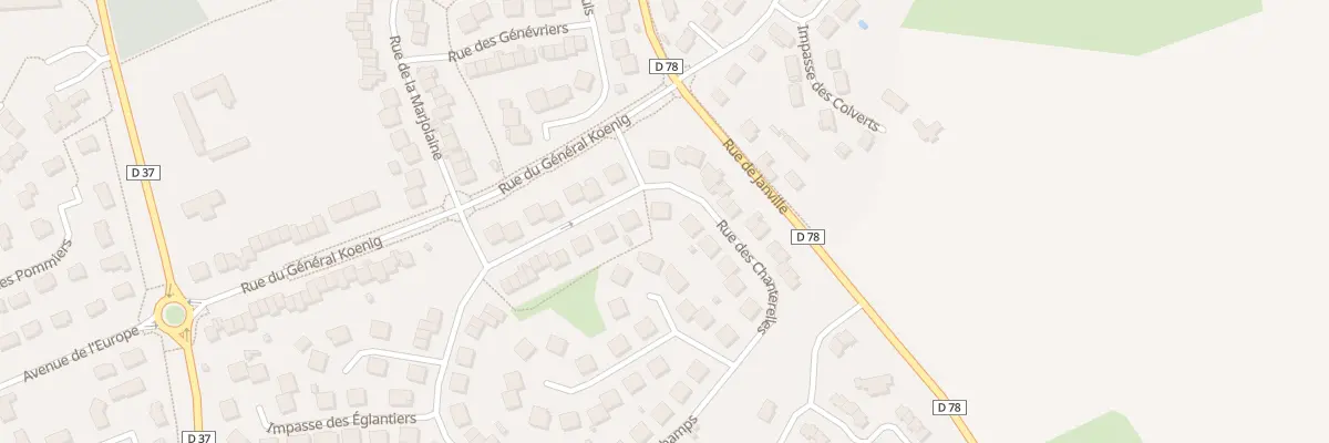 Plan du 24 Rue des Chanterelles à Troarn