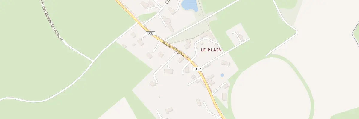 Plan du 1060A Rte d’Argences à Saint-Pair