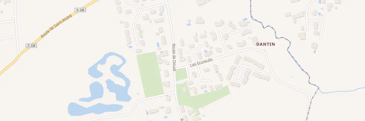 Plan du 1 Lot Les Ecureuils à Saint-Pierre-d’Aurillac