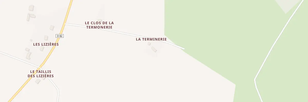 Plan du 270 Che de la Terminerie à Baugé-en-Anjou