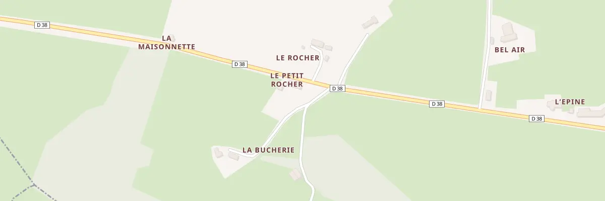Plan du 1000 Le Petit Rocher à Parennes