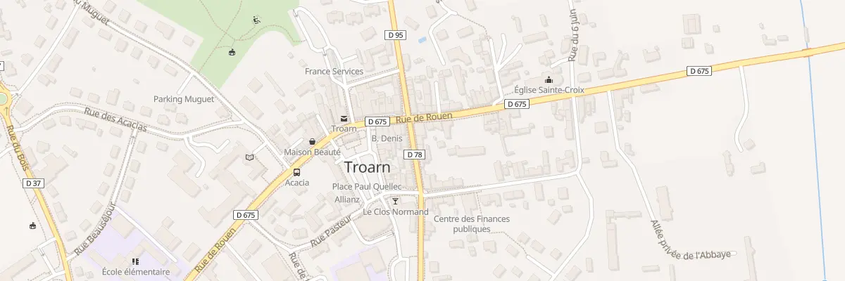Plan du 3 Rue de Janville à Troarn