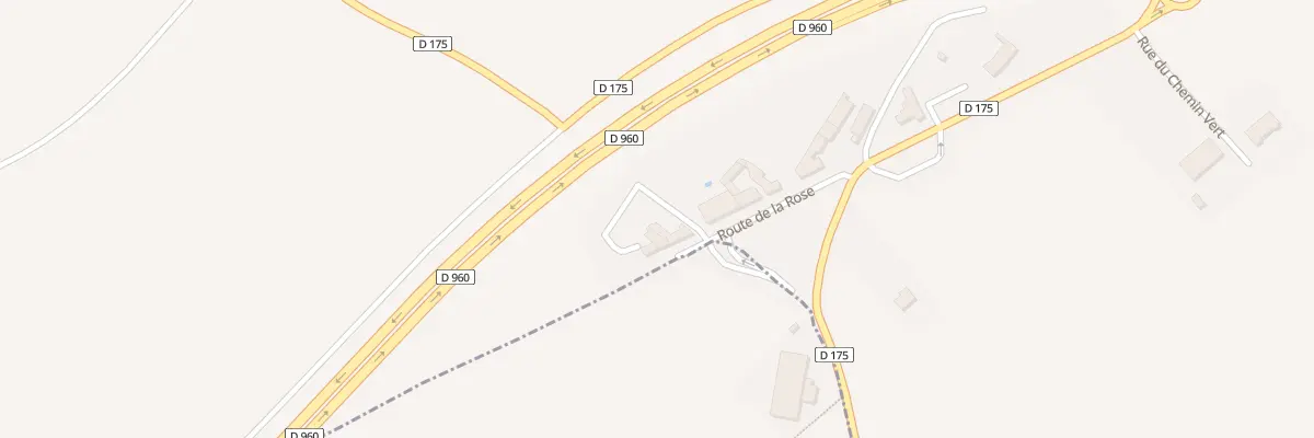 Plan du 5 Rte de la Rose aux Ulmes