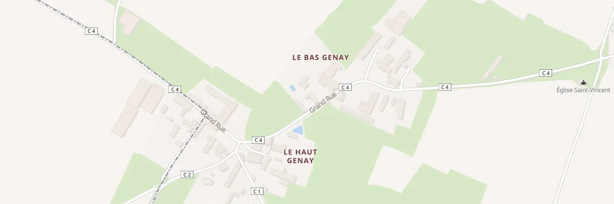 Plan du 45 Grand Rue à Chérigné