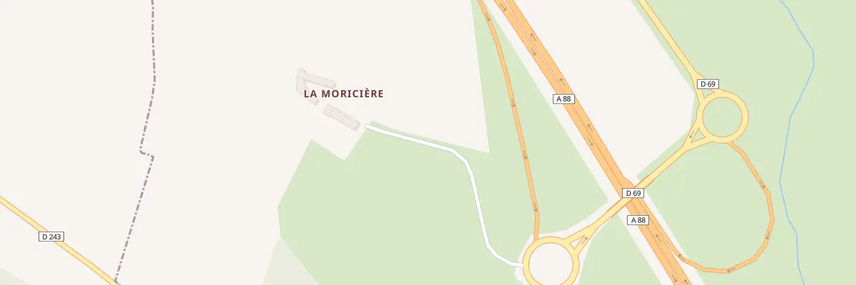 Plan du 10 Rte d’Écouché à La Hoguette