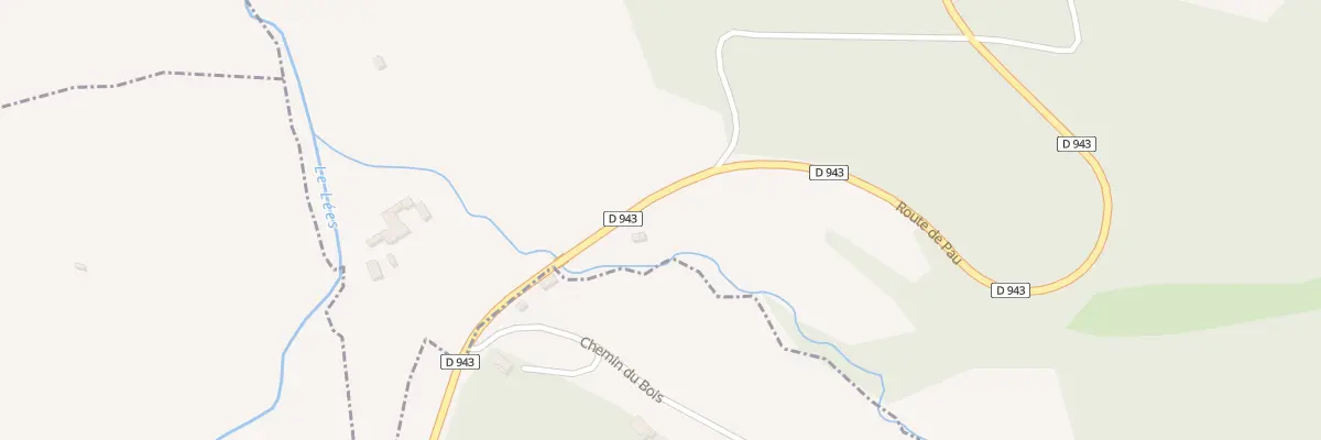 Plan du 2725 Rte de Pau à Simacourbe