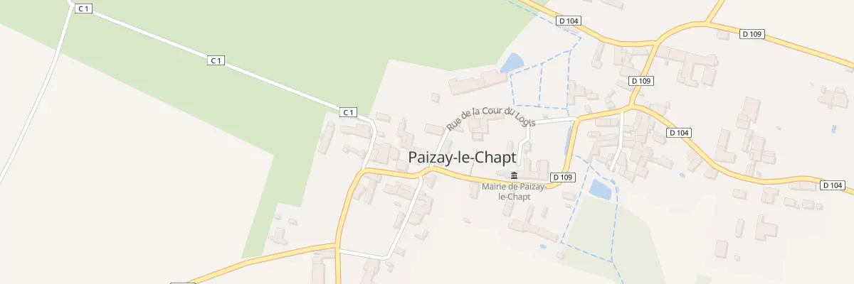 Plan du 20 Rue de la Mairie à Paizay-le-Chapt