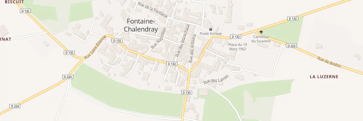 Plan du 4 Rue St Etienne à Fontaine-Chalendray