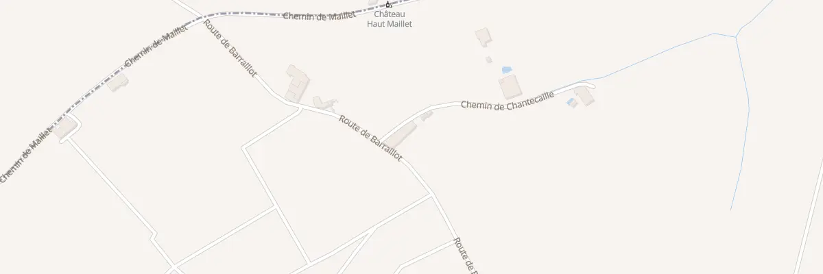 Plan du 5 Chantecaille à Saint-Émilion