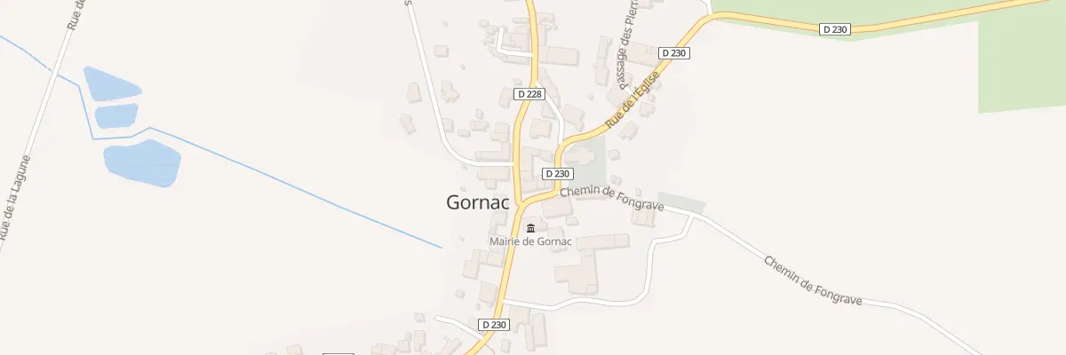 Plan du 4 Rte de Coirac à Gornac