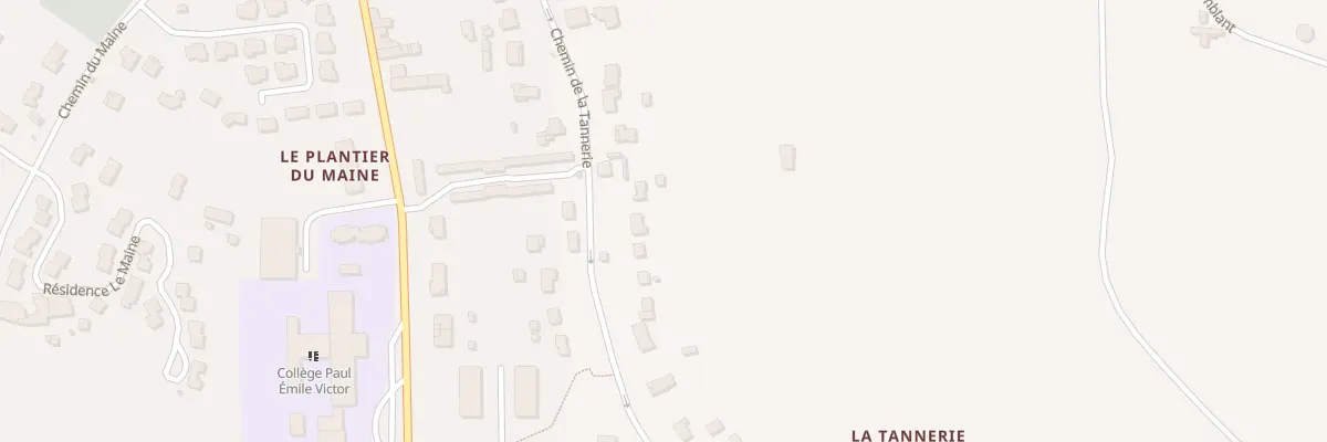 Plan du 200C La Vergne Sud à Branne