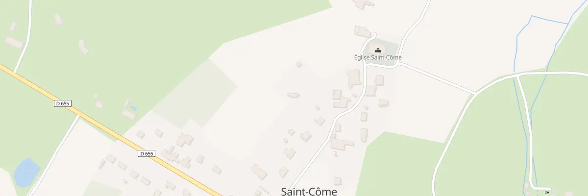 Plan du 5001 Le Bourg à Saint-Côme