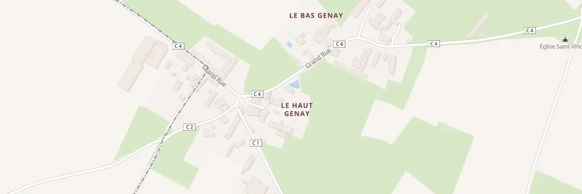 Plan du 16 Grand Rue à Chérigné