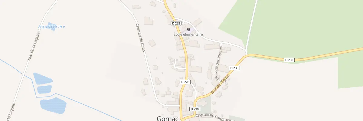 Plan du 17 Rte de Coirac à Gornac