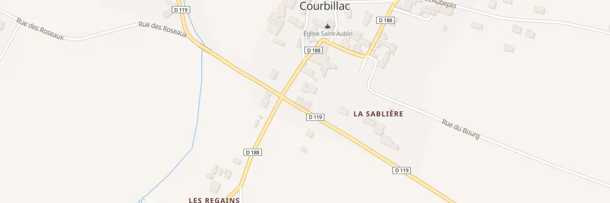 Plan du 1 Rue des Dames à Courbillac