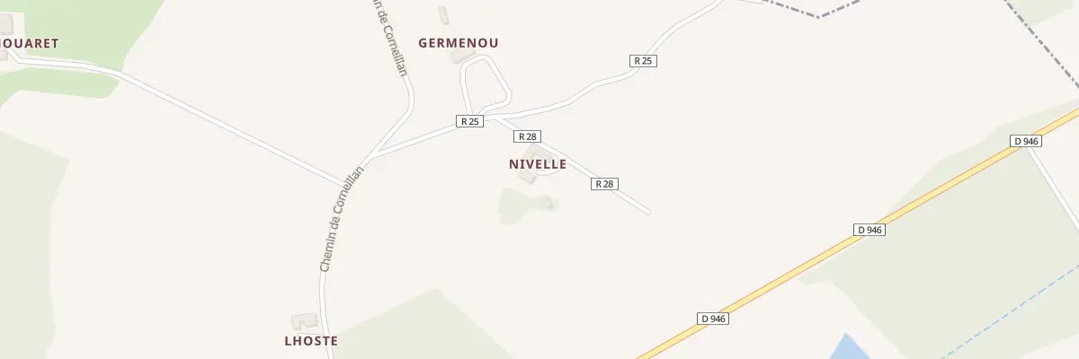 Plan du 5001 Nivelle à Labarthète
