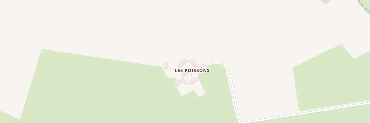 Plan du 5208 Les Poissons à Parennes