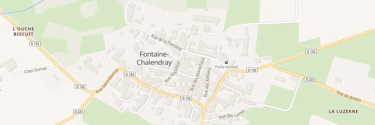 Plan du 10 Rue Napoleon à Fontaine-Chalendray