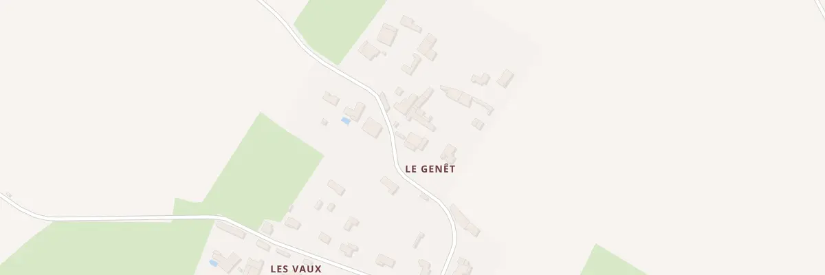Plan du 7 Le Genêt à Beaussais-Vitré