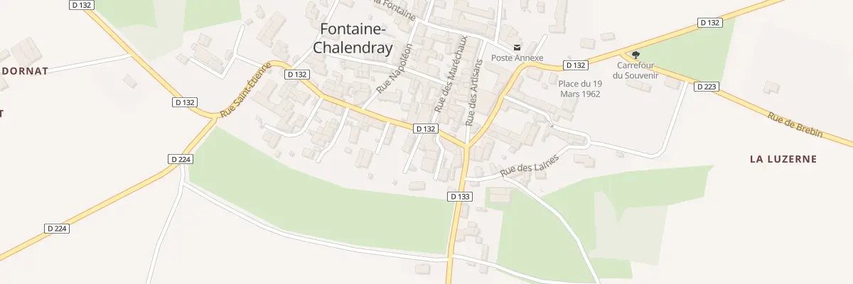 Plan du 1 Rue Claude Monet à Fontaine-Chalendray