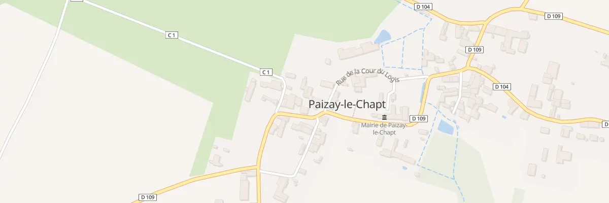 Plan du 22 Rue de la Mairie à Paizay-le-Chapt