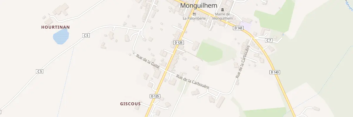 Plan du 11 Rue d’Espagne à Monguilhem