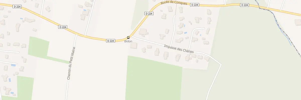 Plan du 4 Bidon à Saint-Pardon-de-Conques