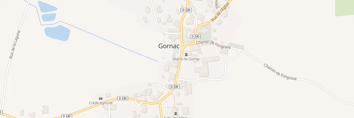 Plan du 35 Rue de la Poste à Gornac