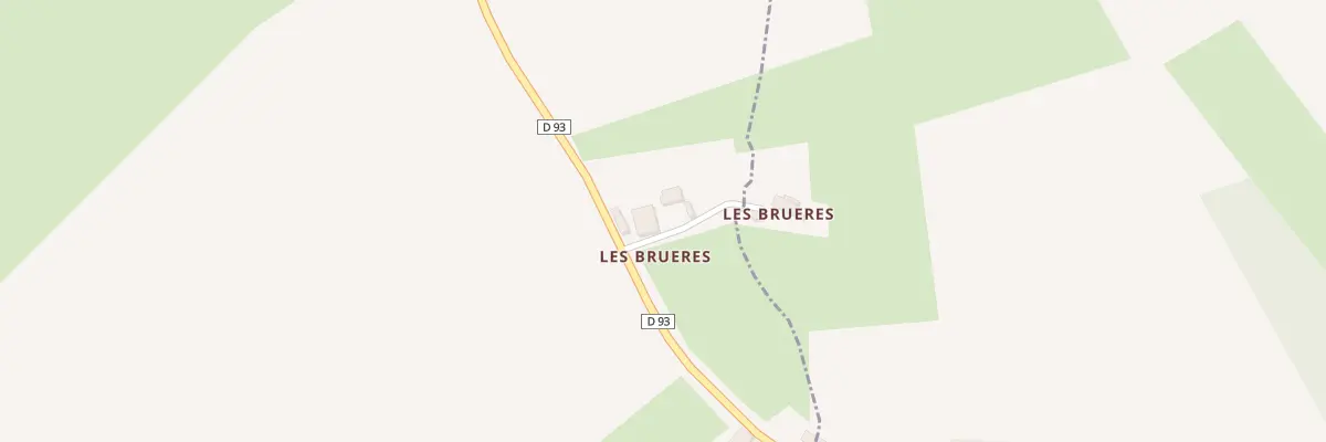 Plan du 3 Les Brueres à Chemiré-en-Charnie