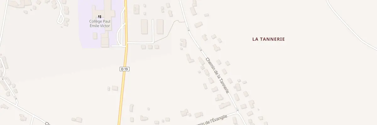 Plan du 296 Les Places à Branne