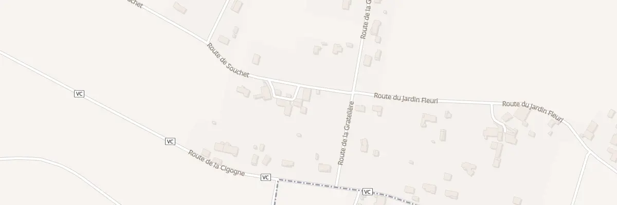 Plan du 5 Rte de Souchet à Barret