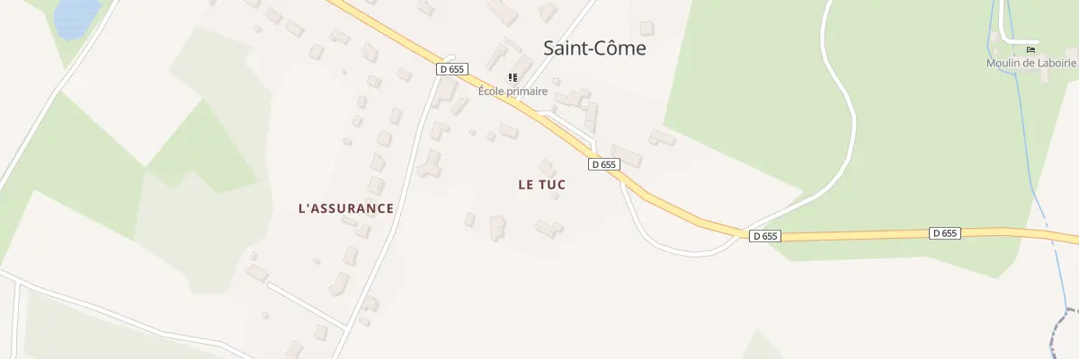 Plan du 6 Le Tuc à Saint-Côme