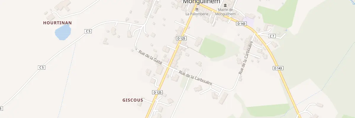 Plan du 15 Rue d’Espagne à Monguilhem