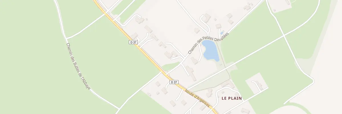 Plan du 65 Che des Petites Desvallees à Saint-Pair