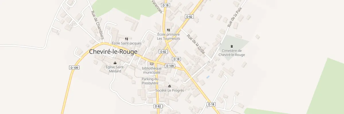 Plan du 4 Rue du Docteur Alexis Carrel à Baugé-en-Anjou