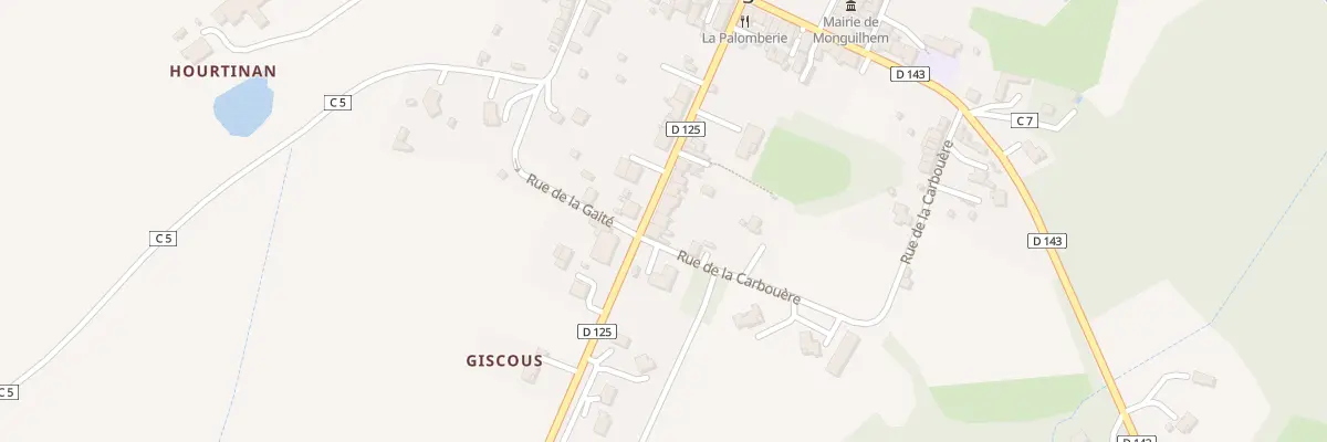 Plan du 17 Rue d’Espagne à Monguilhem