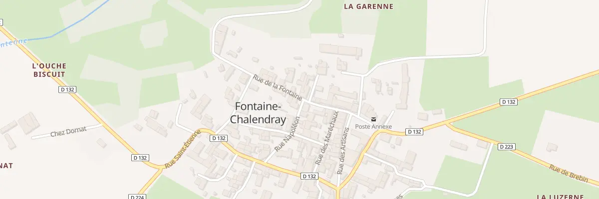 Plan du 15 Rue Napoleon à Fontaine-Chalendray